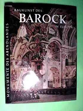 Couverture du produit · Baukunst des Barock in Europa.