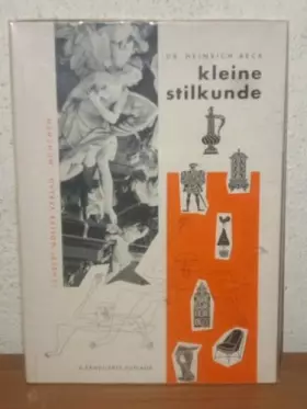 Couverture du produit · kleine stilkunde
