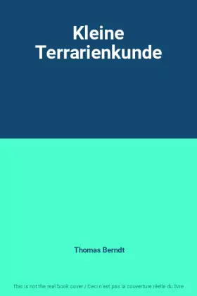Couverture du produit · Kleine Terrarienkunde