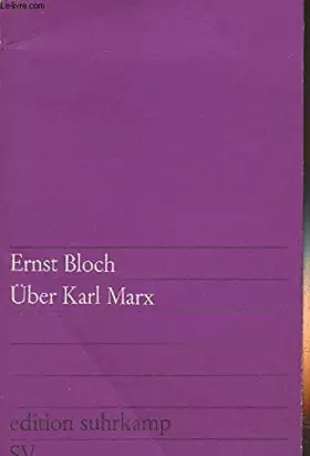 Couverture du produit · Über Karl Marx
