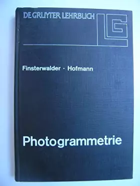 Couverture du produit · Photogrammetrie