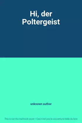 Couverture du produit · Hi, der Poltergeist