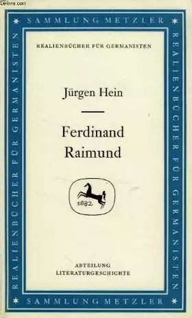 Couverture du produit · Ferdinand Raimund