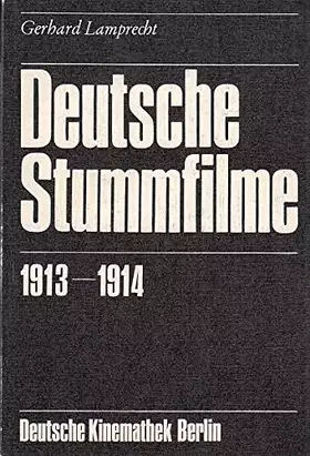 Couverture du produit · Deutsche Stummfilme. [Bd. 2]. 1913 - 1914