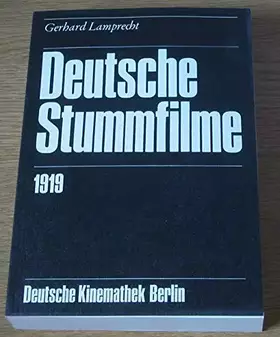 Couverture du produit · Deutsche Stummfilme. [Bd. 5]. 1919