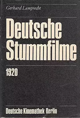 Couverture du produit · Deutsche Stummfilme. [Bd. 6]. 1920