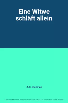 Couverture du produit · Eine Witwe schläft allein