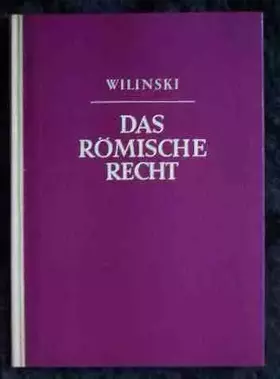 Couverture du produit · Das römische Recht