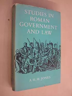 Couverture du produit · Studies in Roman Government and Law