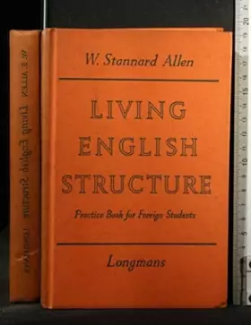 Couverture du produit · Living English Structure. Practice Book for Foreign Students