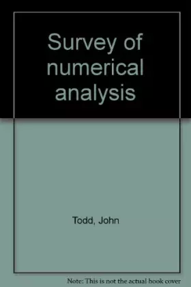 Couverture du produit · Survey of Numerical Analysis