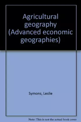 Couverture du produit · Agricultural geography