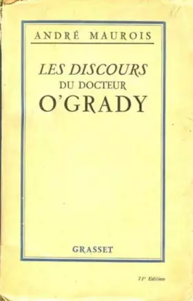 Couverture du produit · Les discours du docteur o'grady .