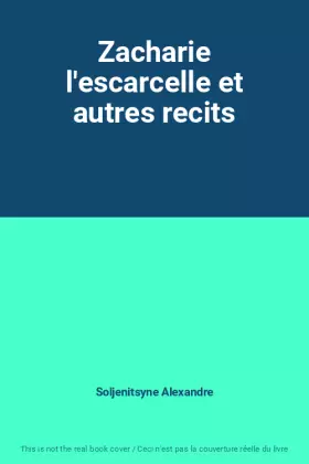 Couverture du produit · Zacharie l'escarcelle et autres recits