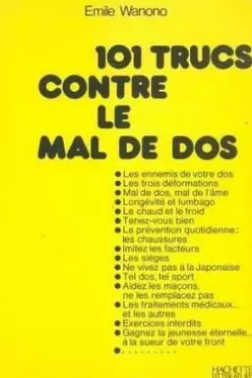Couverture du produit · 101 trucs contre le mal de dos