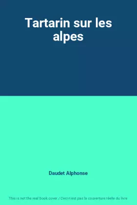 Couverture du produit · Tartarin sur les alpes