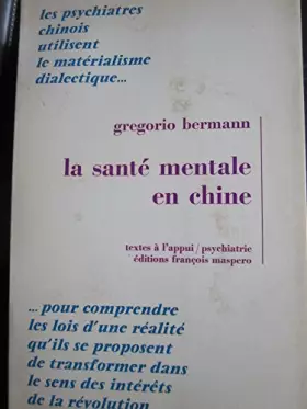 Couverture du produit · La santé mentale en chine
