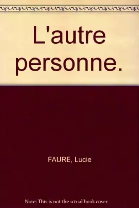 Couverture du produit · L'autre personne