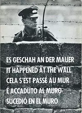 Couverture du produit · Cela s'est passé au mur