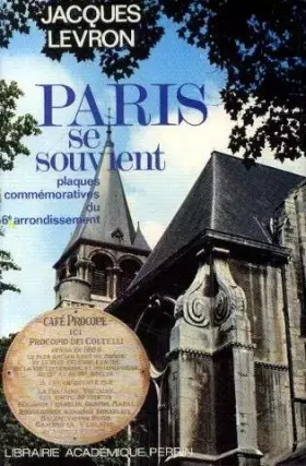 Couverture du produit · Paris se souvient.