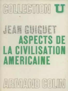 Couverture du produit · Aspects de la civilisation americaine