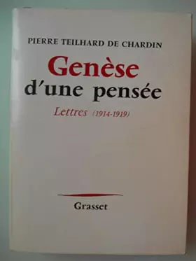 Couverture du produit · Genèse d'une pensée.