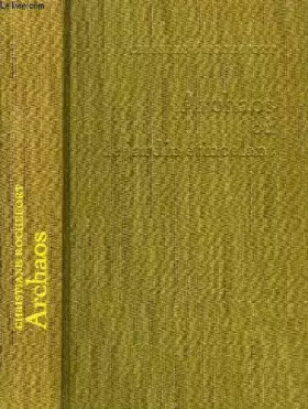 Couverture du produit · Archaos ou le jardin etincelant