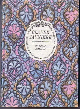 Couverture du produit · Un choix difficile