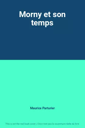 Couverture du produit · Morny et son temps