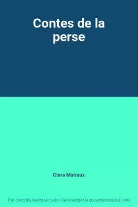 Couverture du produit · Contes de la perse