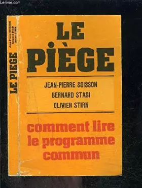 Couverture du produit · Le piège : comment lire le programme commun