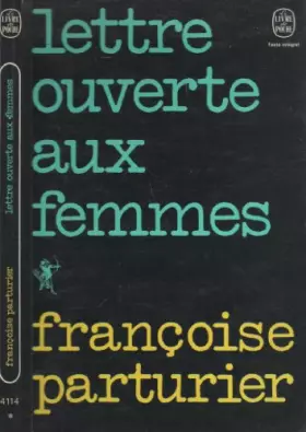 Couverture du produit · Lettre ouverte aux femmes