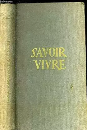 Couverture du produit · Savoir vivre tous les jours
