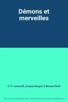 Couverture du produit · Démons et merveilles