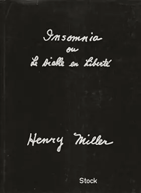 Couverture du produit · Insomnia ou le diable en liberté