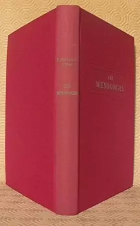 Couverture du produit · Les mensonges .