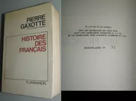 Couverture du produit · Histoire des français