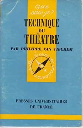 Couverture du produit · Technique du théâtre
