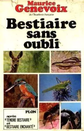 Couverture du produit · Bestiaire sans oubli.