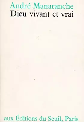Couverture du produit · Dieu vivant et vrai