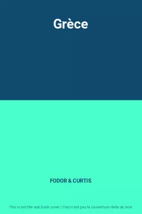Couverture du produit · Grèce