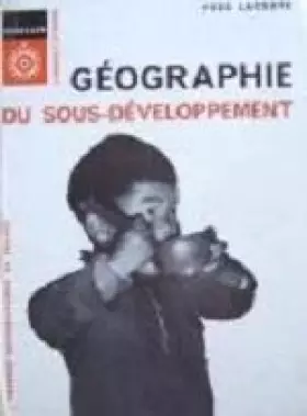 Couverture du produit · Géographie du sous-développement