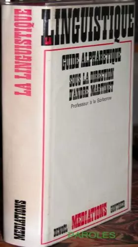 Couverture du produit · La linguistique guide alphabetique