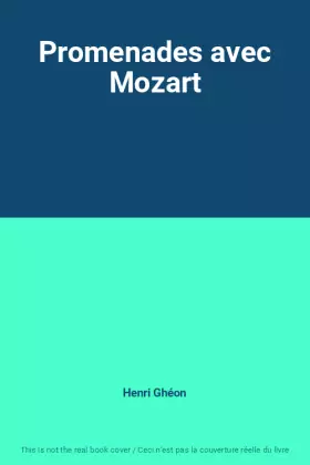 Couverture du produit · Promenades avec Mozart