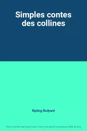 Couverture du produit · Simples contes des collines