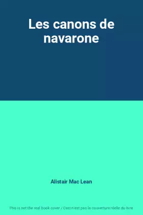Couverture du produit · Les canons de navarone