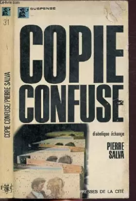 Couverture du produit · Copie confuse