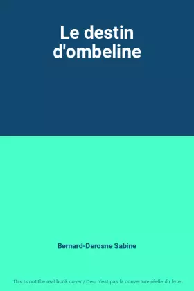 Couverture du produit · Le destin d'ombeline