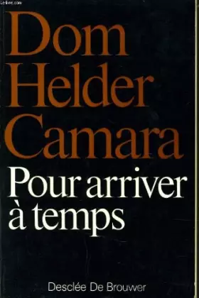 Couverture du produit · Pour arriver a temps