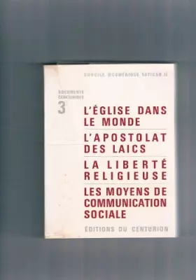 Couverture du produit · Documents conciliaires 3